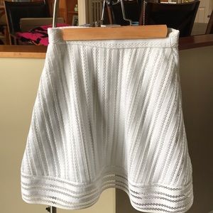 Jcrew eyelet fully lined work skirt